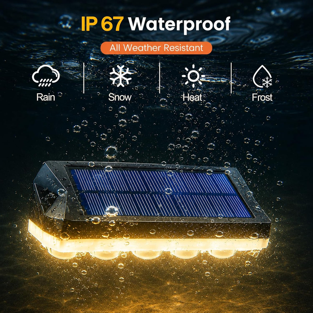 Tenmiro Solar Fence Lights Outdoor 10 Pack, 40 Modes RGB & Cold/Warm White Wall Lights with 5 Lens, IP67 Waterproof Dusk to Dawn Outside Lighs for Backyard, Patio, Yard, Pool, Deck, Railing Decor