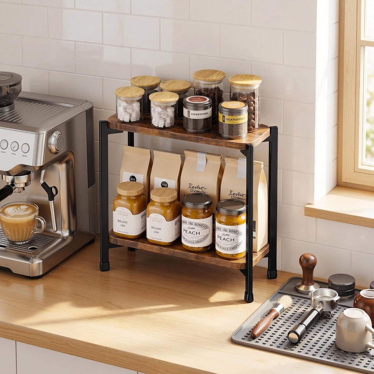 2-Tier Spice Rack Organizer - Field & Nook