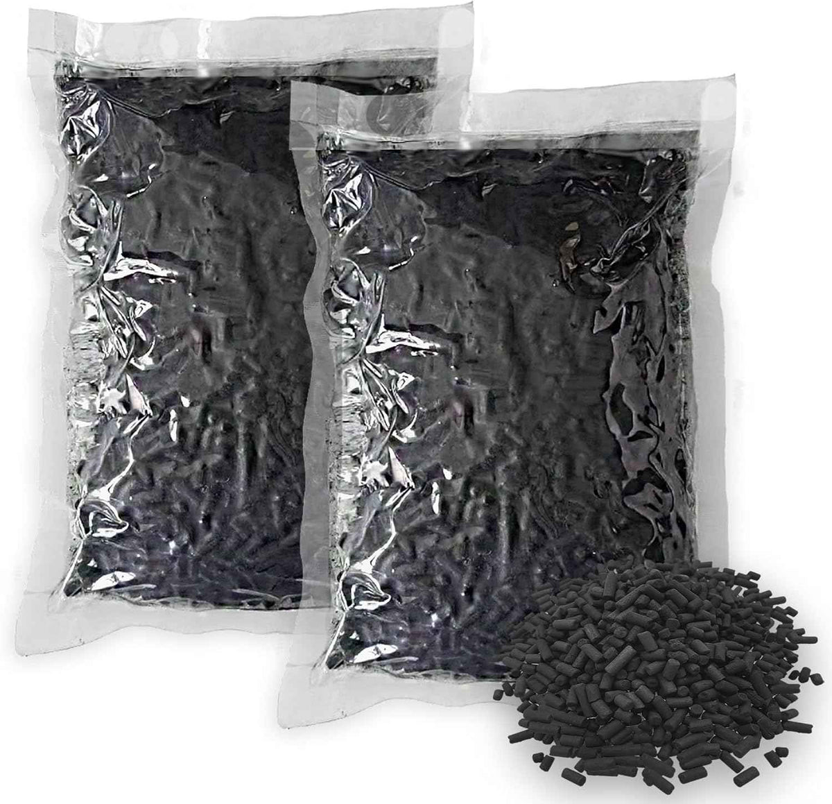 1.6 Pounds Activated Charcoal Filter Refill for FoodCycler Kitchen Waste Composters, Odor-Absorbing Replacement Carbon Compatible with Eco 5 FoodCycler Indoor Electric Composter(2PCS)