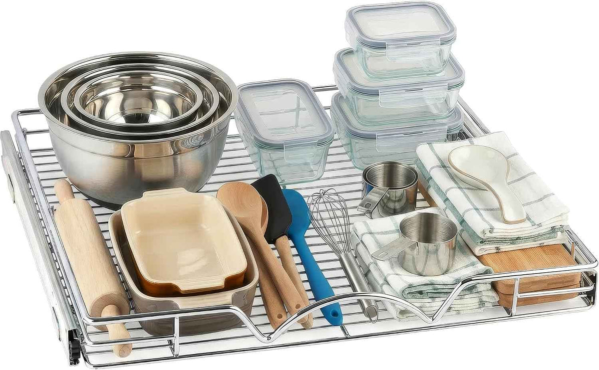HOLDN’ STORAGE Pull-Out Cabinet Organizer, 22” W x 21” D