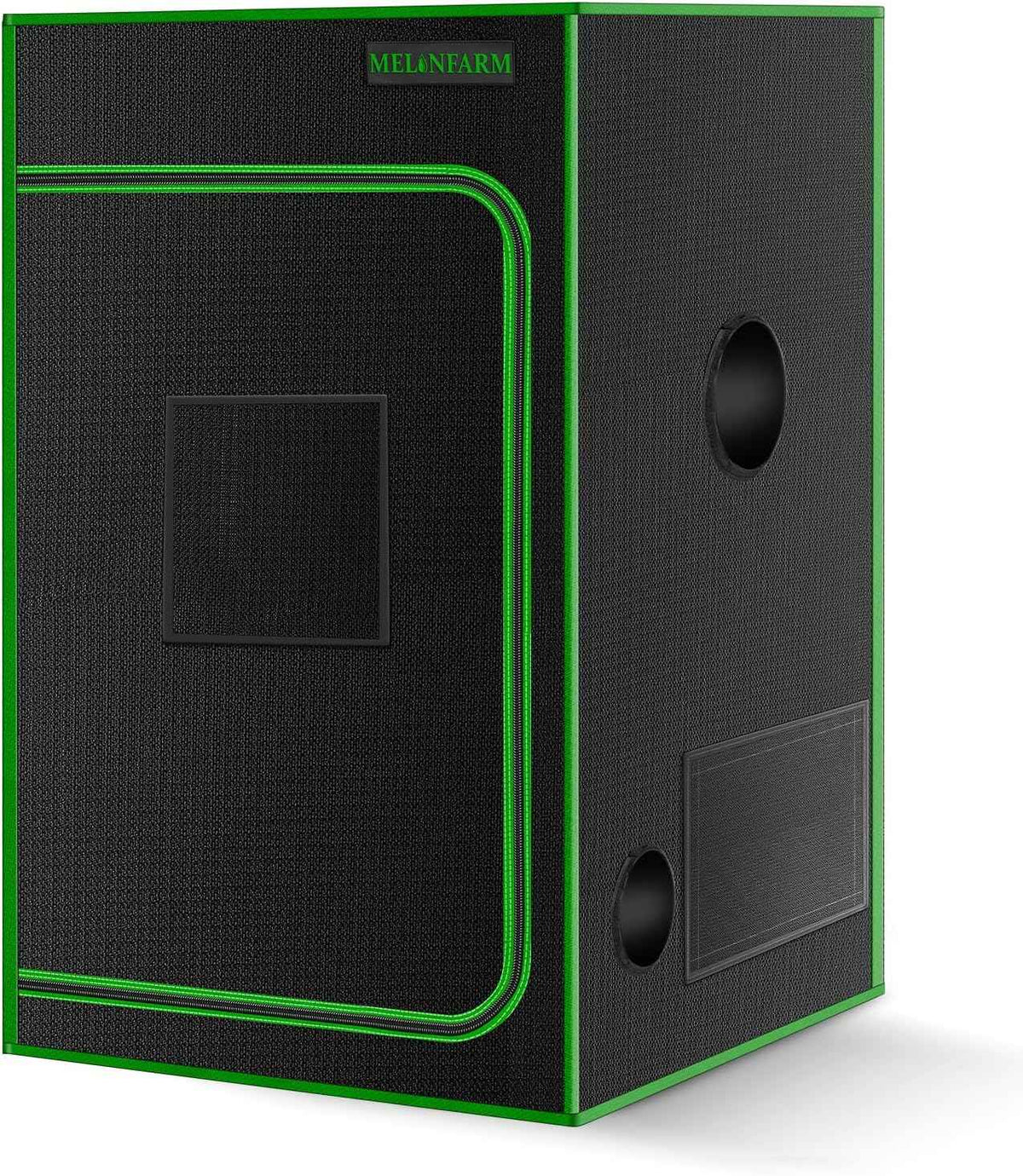 MELONFARM 2x2 Grow Tent, 24"x24"x36'' High Reflective 600D Diamond Mylar Canvas with Observation Window and Floor Tray for Hydroponic Indoor Plant Growing
