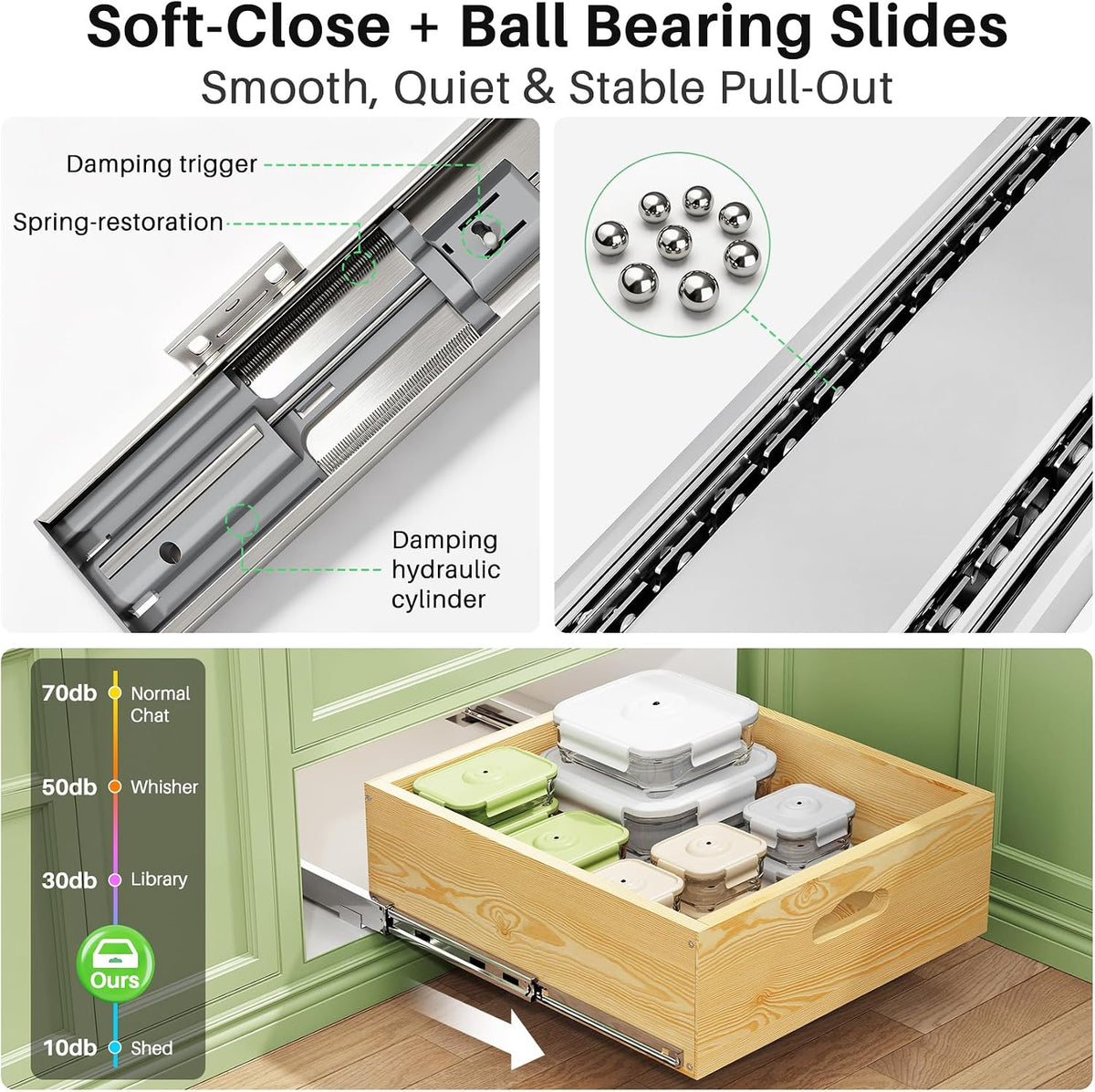 Pull-Out Cabinet Organizer, 15" W x 21" D