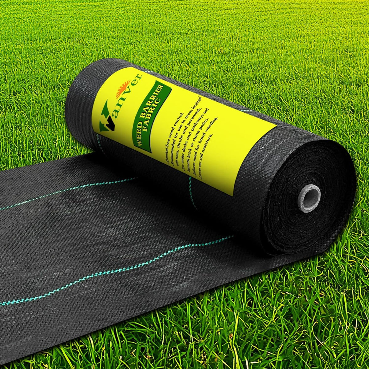 Weed Barrier Landscape Fabric Heavy Duty,3.2 OZ Premium Garden Weed Blocker Fabric for Weed Control, Plastic Ground Cover with Woven Weed Cloth,Durable Landscaping Fabric (2.8 X 200FT)