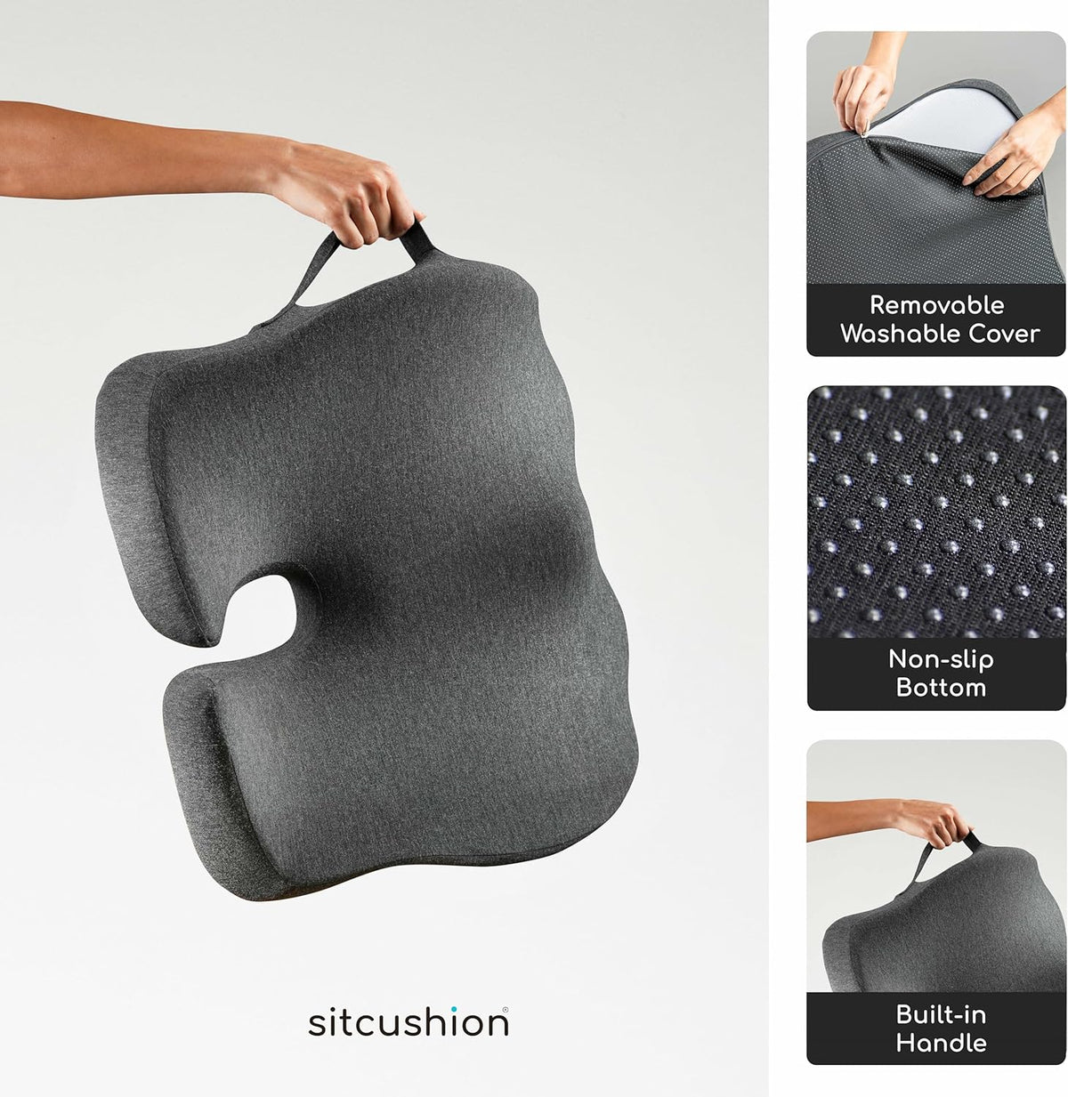 Extra-Large Seat Cushion with Spare Washable Cover - Field & Nook