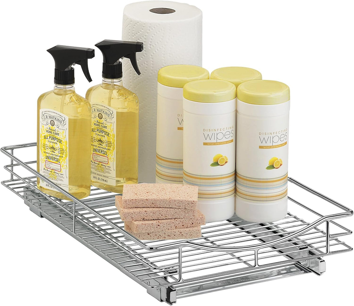 LYNK PROFESSIONAL® Pull Out Cabinet Organizer, Kitchen Slide Out