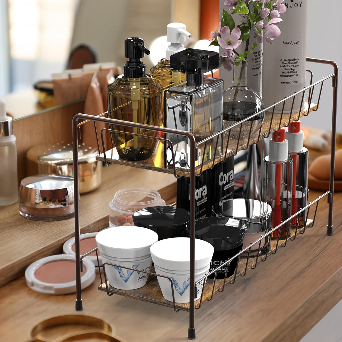 2-Tier Countertop Spice Rack Organizer - Field & Nook