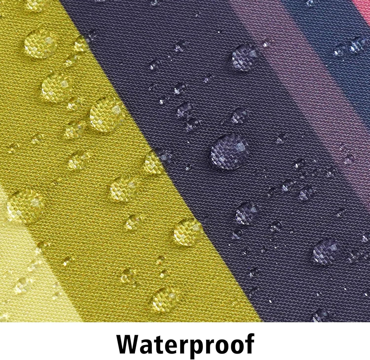 Outdoor Tablecloth with Umbrella Hole and Zipper, Rectangle Patio Table Covers for Spring/Summer, Machine Washable Outdoor Picnic Table Cloth (02stripes, 60" × 84" Rectangular)